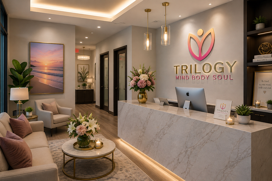 Trilogy Mind Body Soul clinic reception